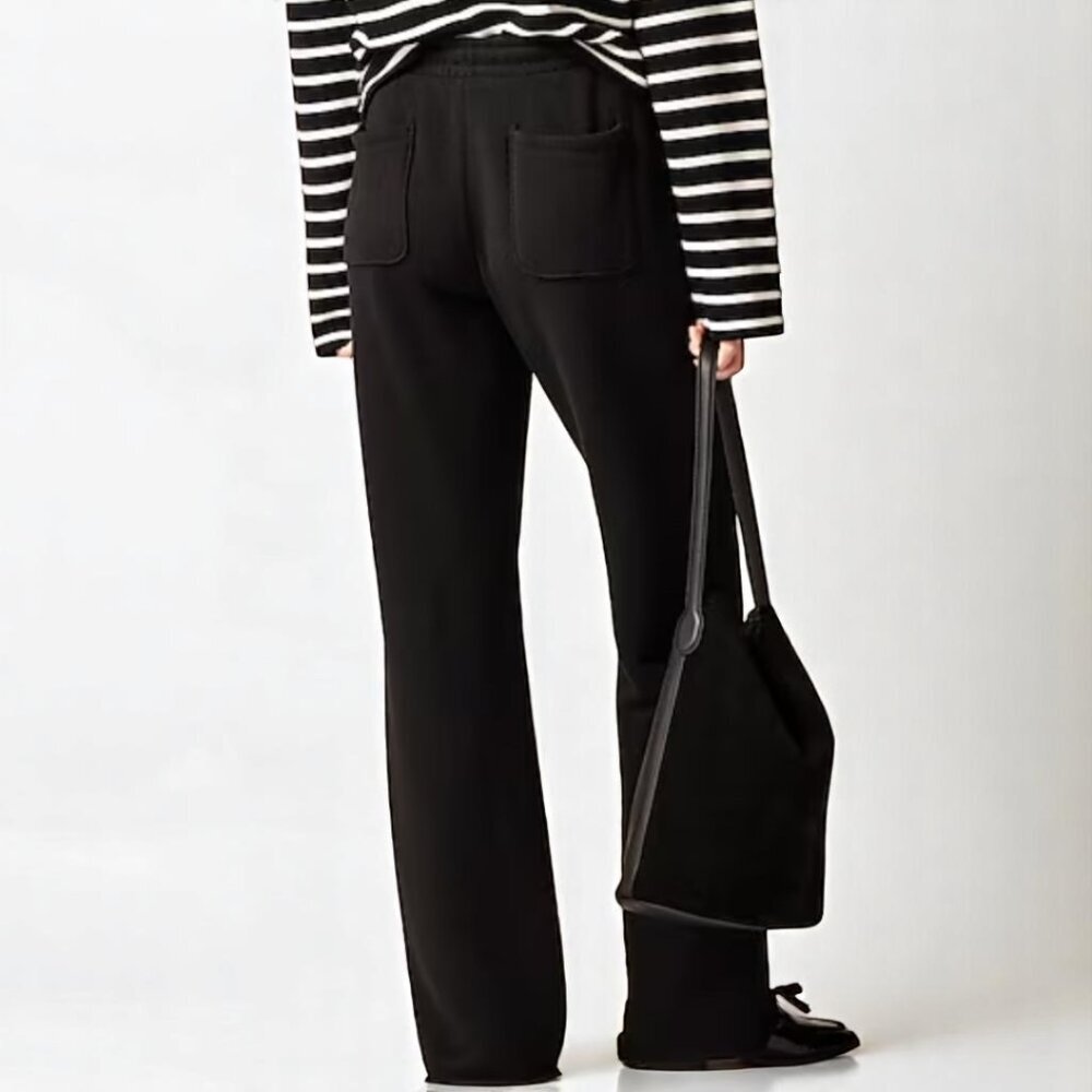 J. Crew Heritage terry wide-leg sweatpant Size Medium - Picture 2 of 13